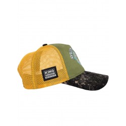 Gorra King Kerosin Split The Road Vintage Trucker Unisex Verde Negro