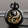 Reloj quarzo doble dragón ying yang