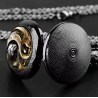 Reloj quarzo doble dragón ying yang