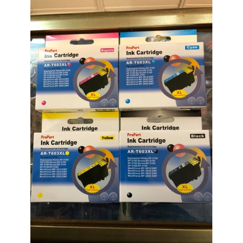Cartucho t603 XL compatible pack de 4