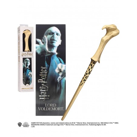 Varita mágica con marcapáginas 3D de Lord Volvemort Harry Potter