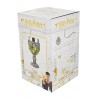 Copa hufflepuff de resina y acero