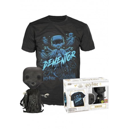 Funko más camiseta Dementor Glow in the Dark talla M