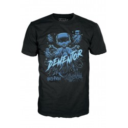 Funko más camiseta Dementor Glow in the Dark talla M