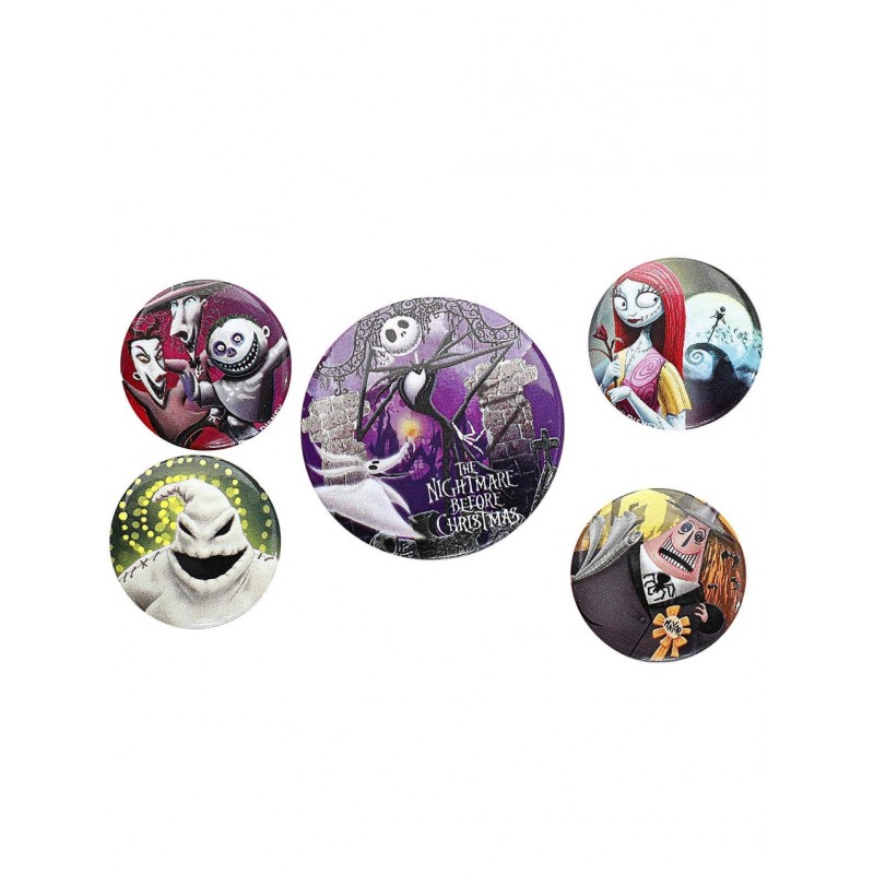 Pack de chapas oficial de Pesadilla antes de Navidad