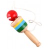 Mini Pelota de Madera para Atrapar