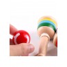 Mini Pelota de Madera para Atrapar