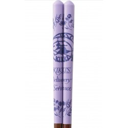 Kiki's Delivery Service - Palillos de madera (morado), diseño japonés