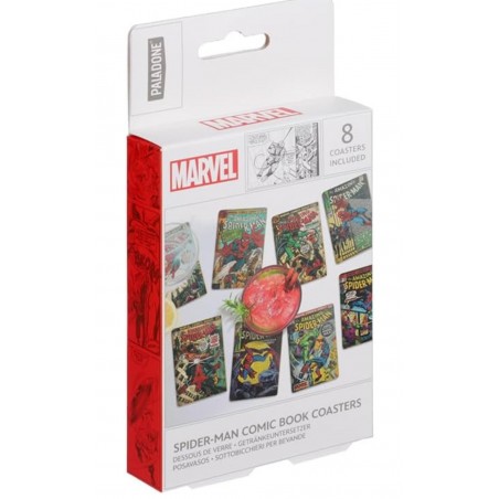 Pack x8 posavasos doble cara Portadas Comics Spider-Man
