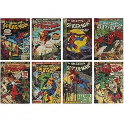 Pack x8 posavasos doble cara Portadas Comics Spider-Man