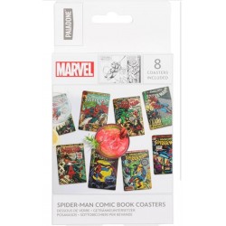 Pack x8 posavasos doble cara Portadas Comics Spider-Man