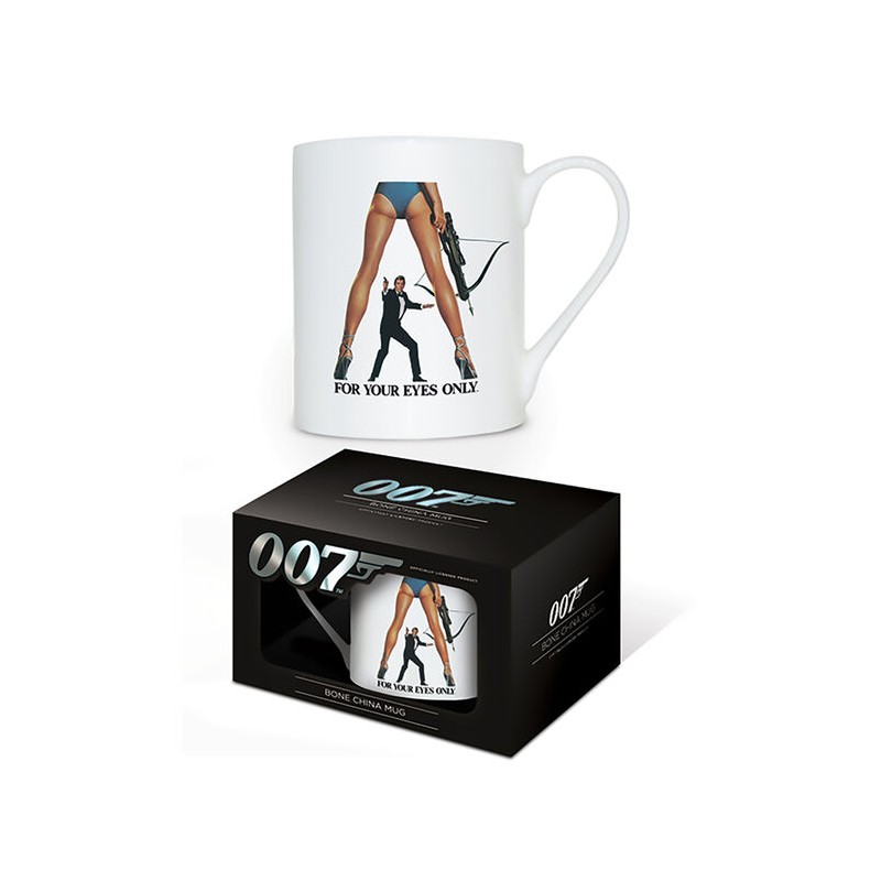 Taza desayuno porcelana china James Bond Your Eyes
