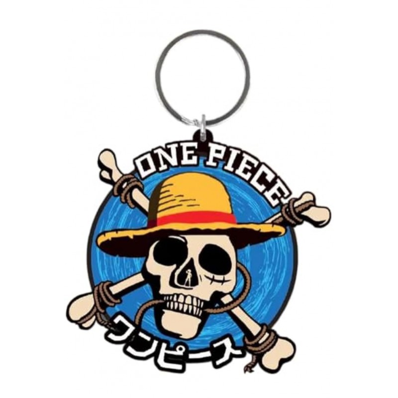 Llavero oficial de One Piece de goma
