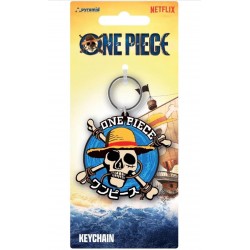 Llavero oficial de One Piece de goma