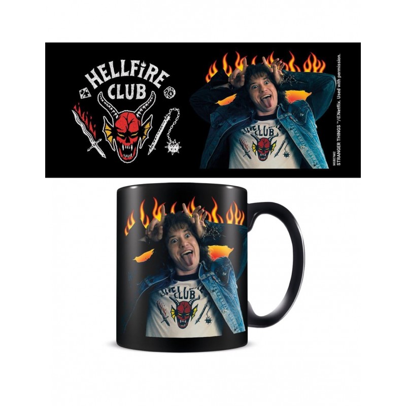 Taza Stranger Things (Diseño Eddie Hellfire)