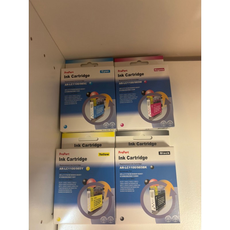 Cartucho lc1100/lc985 magenta compatible brother