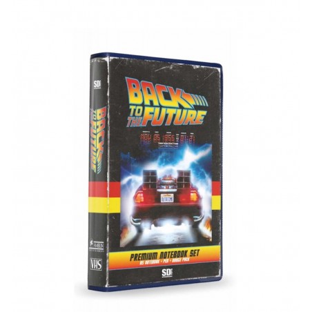 Set Papeleria Vhs (libreta, Chapas Y Boligrafo) Regreso Al Futuro