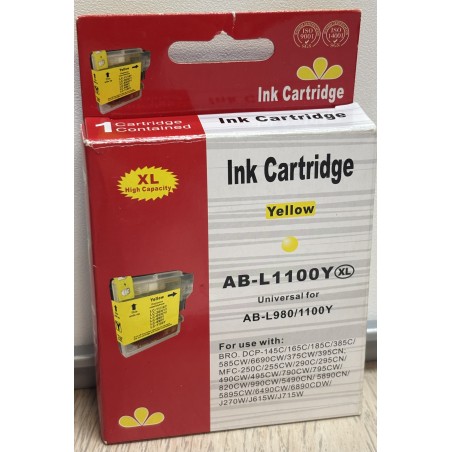 Cartucho de Tinta Compatible Brother L1100Y Amarillo XL