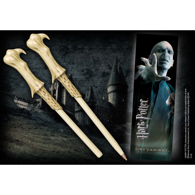 Bolígrafo Varita & marca página Voldemort