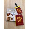 Porta pasaporte + identificación de maletas Hp
