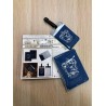 Porta pasaporte + identificación de maletas Hp