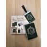 Porta pasaporte + identificación de maletas Hp