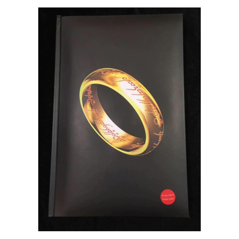 Cuaderno - el señor de los anillos, con luz
