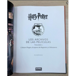 Libro Harry Potter los archivos de las películas