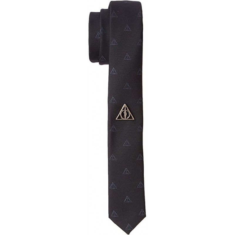 Corbata con Broche Reliquias de la Muerte
