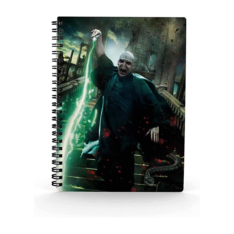 Cuaderno efecto 3D voldemort