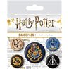 Pyramid International Chapa de Harry Potter Hogwarts, Multicolor, 10 x 12.5 x 1.3 cm