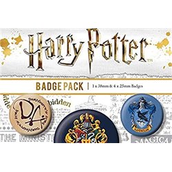 Pyramid International Chapa de Harry Potter Hogwarts, Multicolor, 10 x 12.5 x 1.3 cm