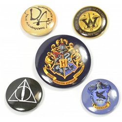 Pyramid International Chapa de Harry Potter Hogwarts, Multicolor, 10 x 12.5 x 1.3 cm
