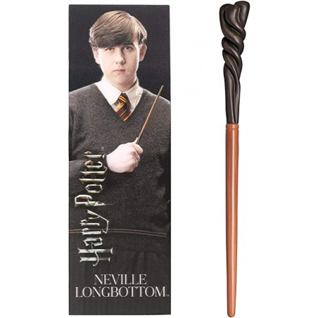 Varita de PVC Neville Longbottom y Marcador prismático