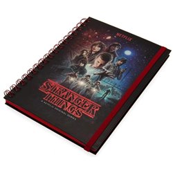 Stranger Things Cuaderno de Notas con Espiral A5, Multicolor
