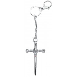 Llavero colgante Skull Sword