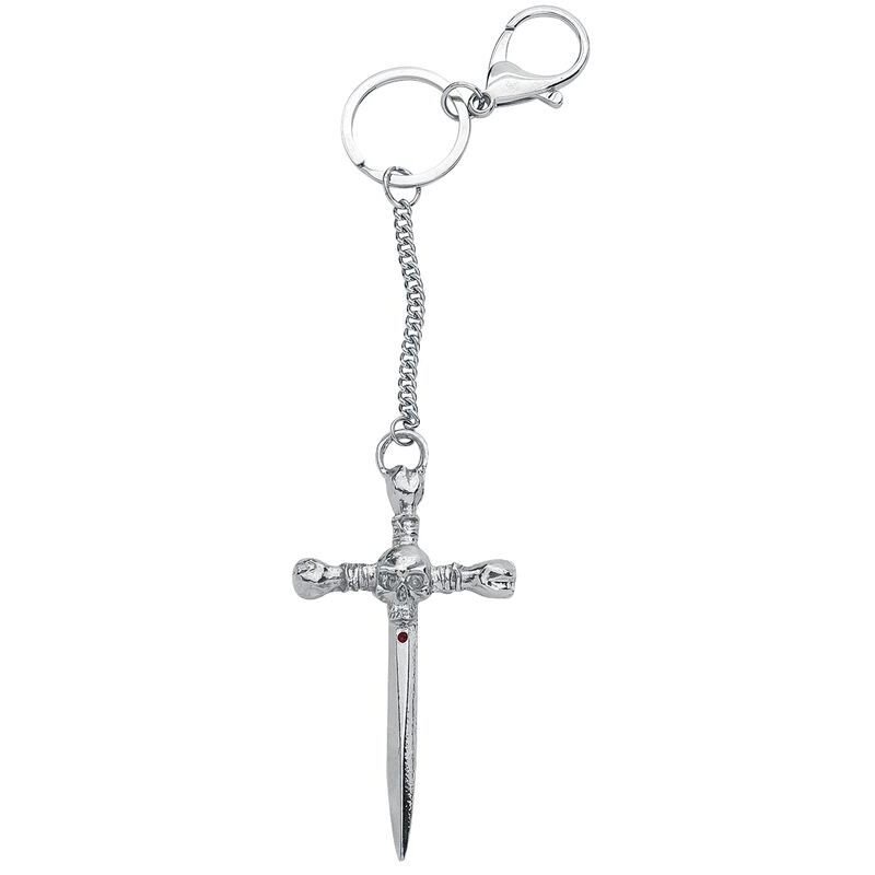 Llavero colgante Skull Sword