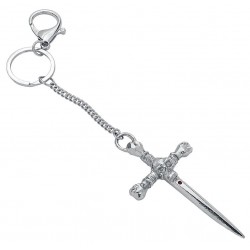 Llavero colgante Skull Sword