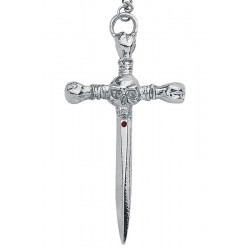 Llavero colgante Skull Sword