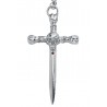 Llavero colgante Skull Sword