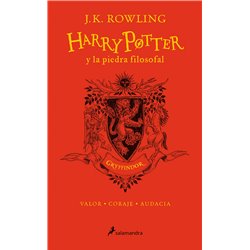 HP y la piedra filosofal-20 aniv-Gryffindor: Valor · Coraje · Audacia: 1 (Harry Potter) (Español) Tapa dura 