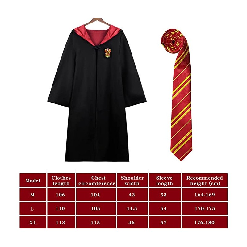 Capa + corbata Gryffindor