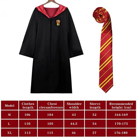 Capa + corbata Gryffindor