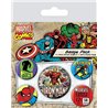 PACK DE CHAPAS Marvel Retro - Badge Pack Iron Man