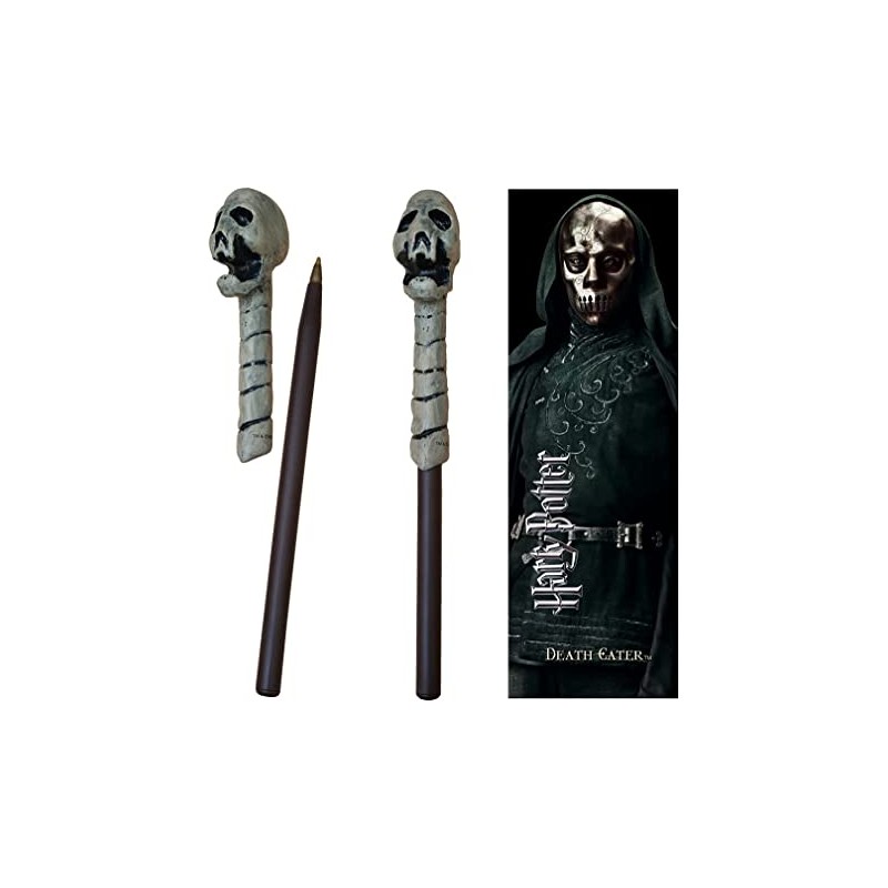 Boligrafo Varita  y marca página Death Eater mortifago
