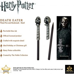 Boligrafo Varita  y marca página Death Eater mortifago