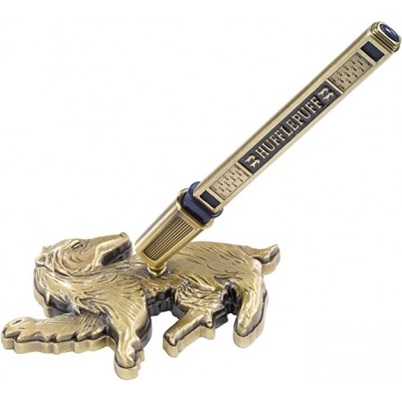 Bolígrafo y Soporte de Escritorio Hufflepuff Harry Potter