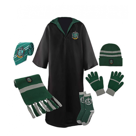 Túnica capa 6 pack Kids Slytherin