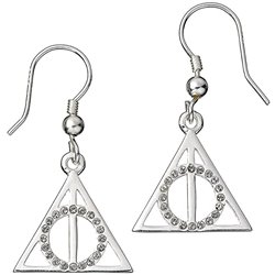 Harry Potter x Swarovksi Earrings Deathly Hallows Carat Shop Orecchini