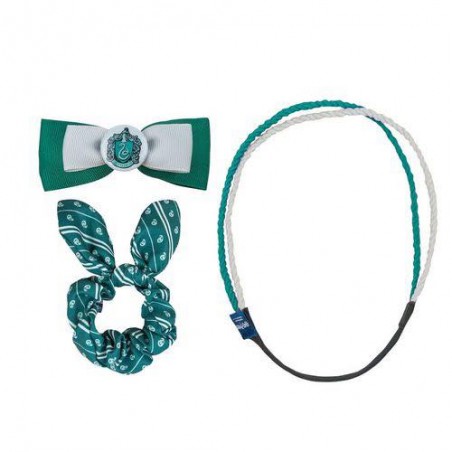 Pack accesorios de pelo de Slytherin